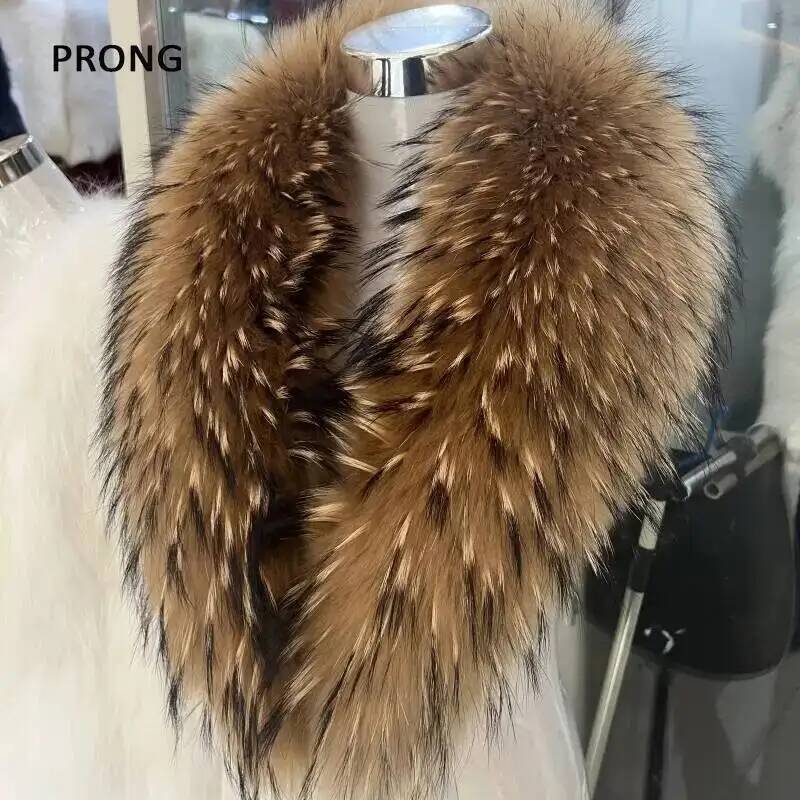 Winter Clothing Deals - Воротник из натурального меха енота шарф