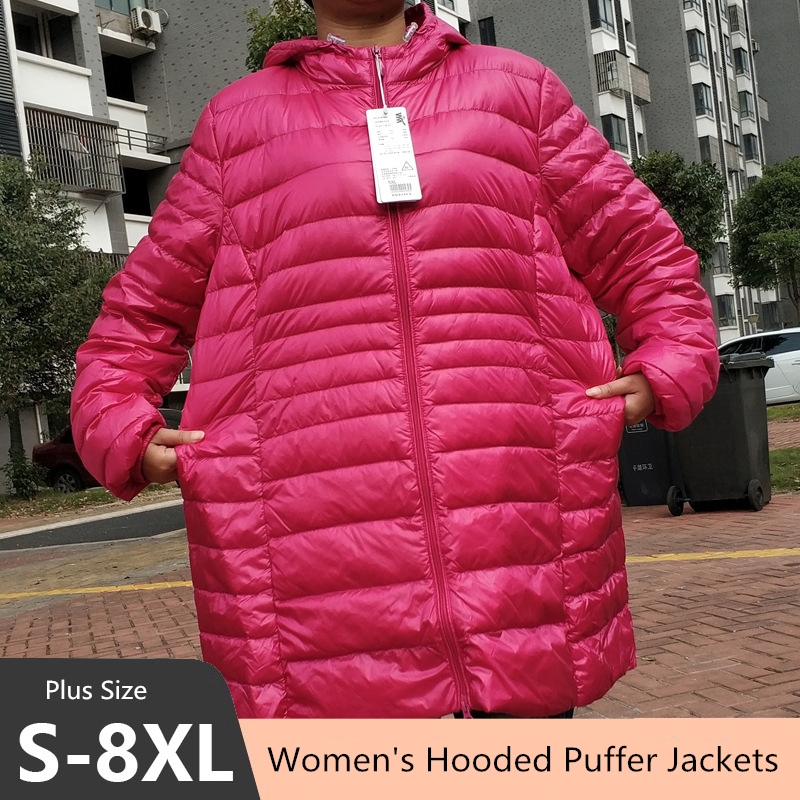 Winter Clothing Deals - Женские куртки-пуховики с капюшоном размера плюс