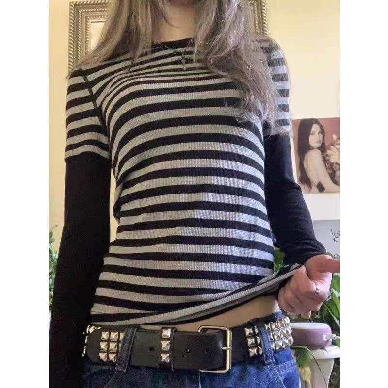 Winter Clothing Aesthetic - Винтажная футболка с длинным рукавом с