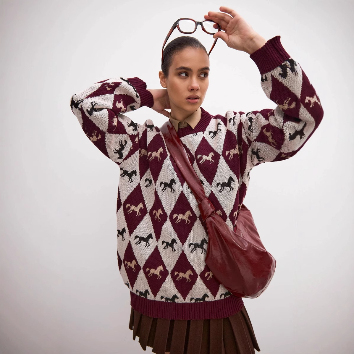 Вязаный свитер Zekye с круглым – обзор и цена Winter Clothing Factory Outlet
